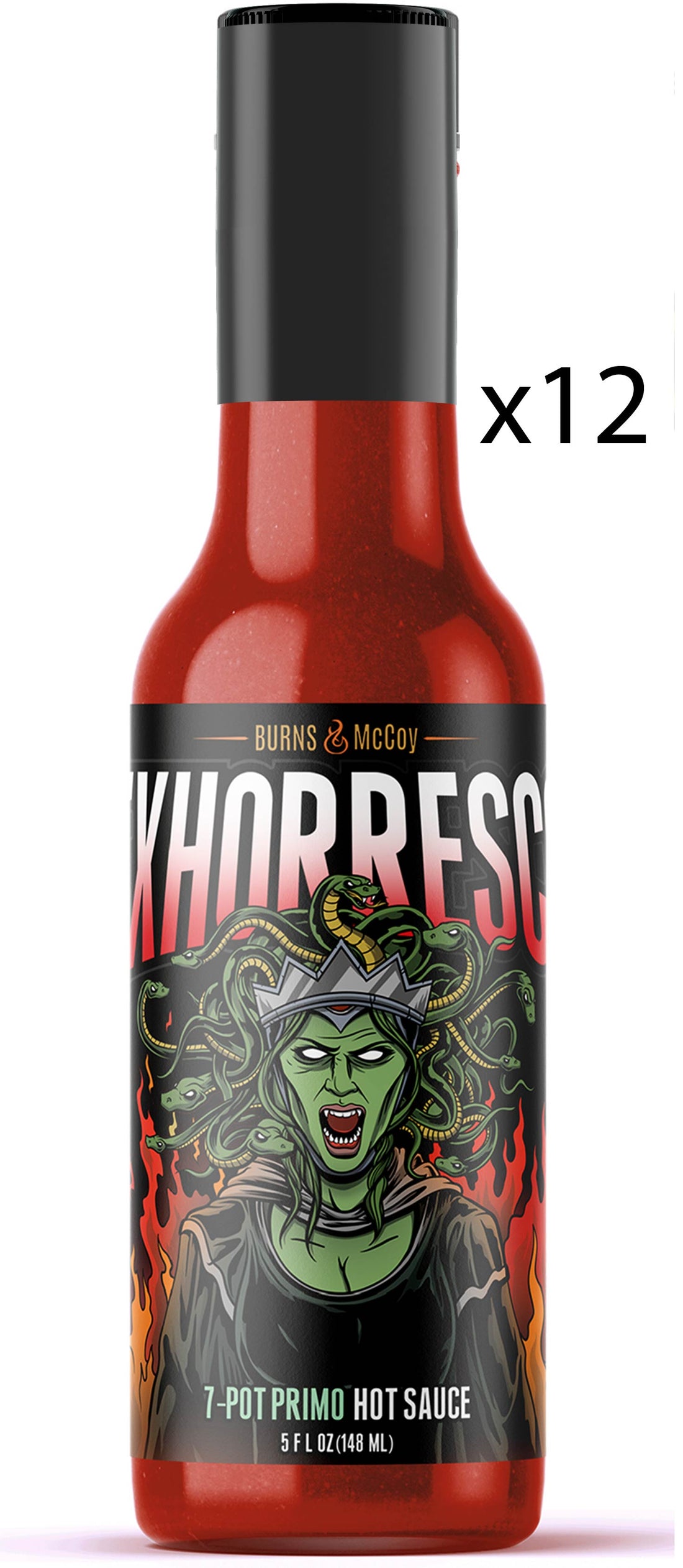 Exhorresco-7 Pot Primo Hot Sauce Case