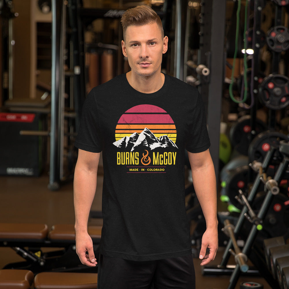 Burns and McCoy Colorado Sunset Unisex t-shirt