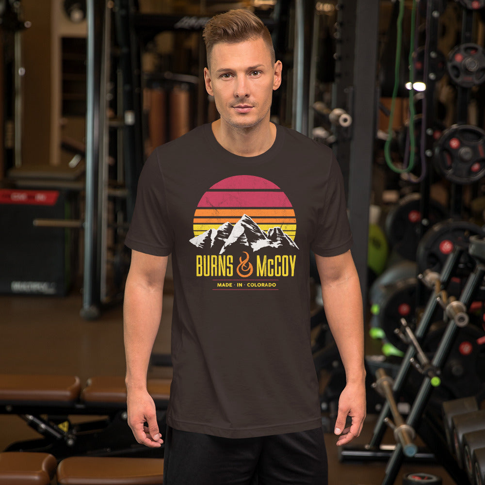 Burns and McCoy Colorado Sunset Unisex t-shirt
