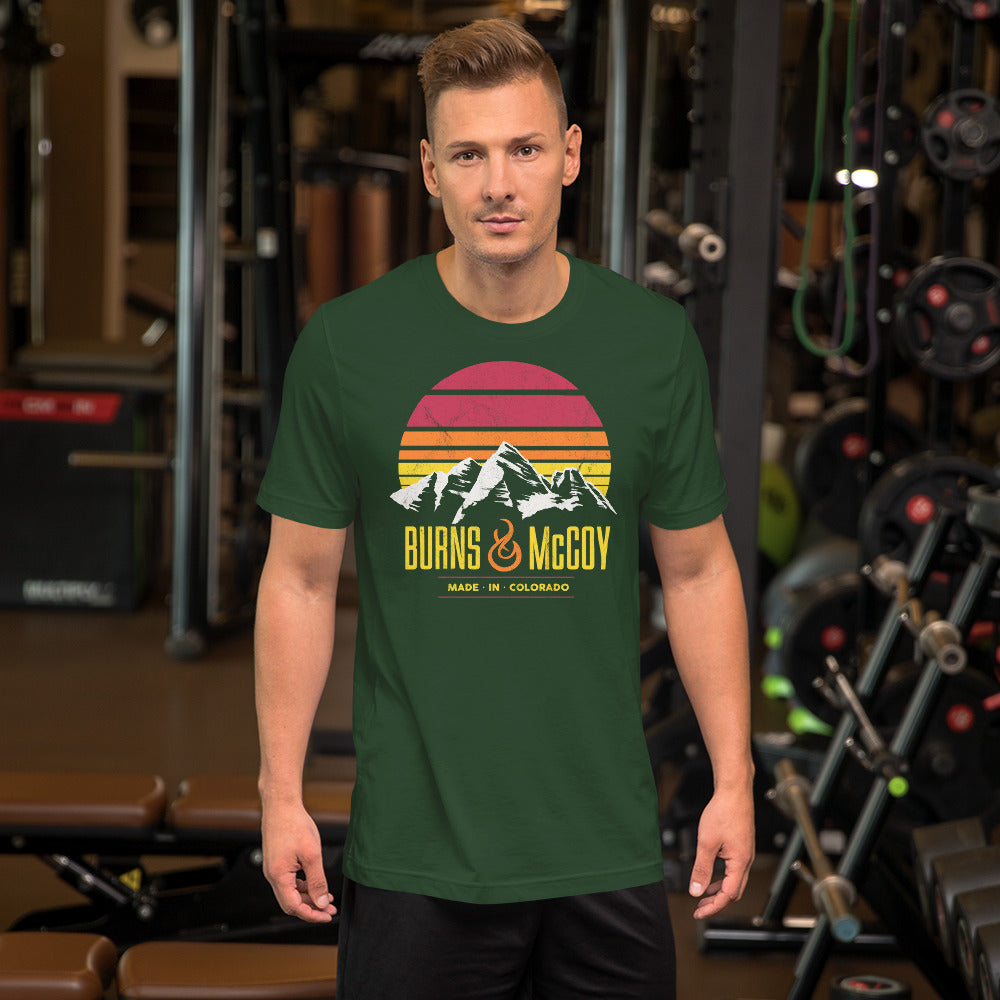 Burns and McCoy Colorado Sunset Unisex t-shirt