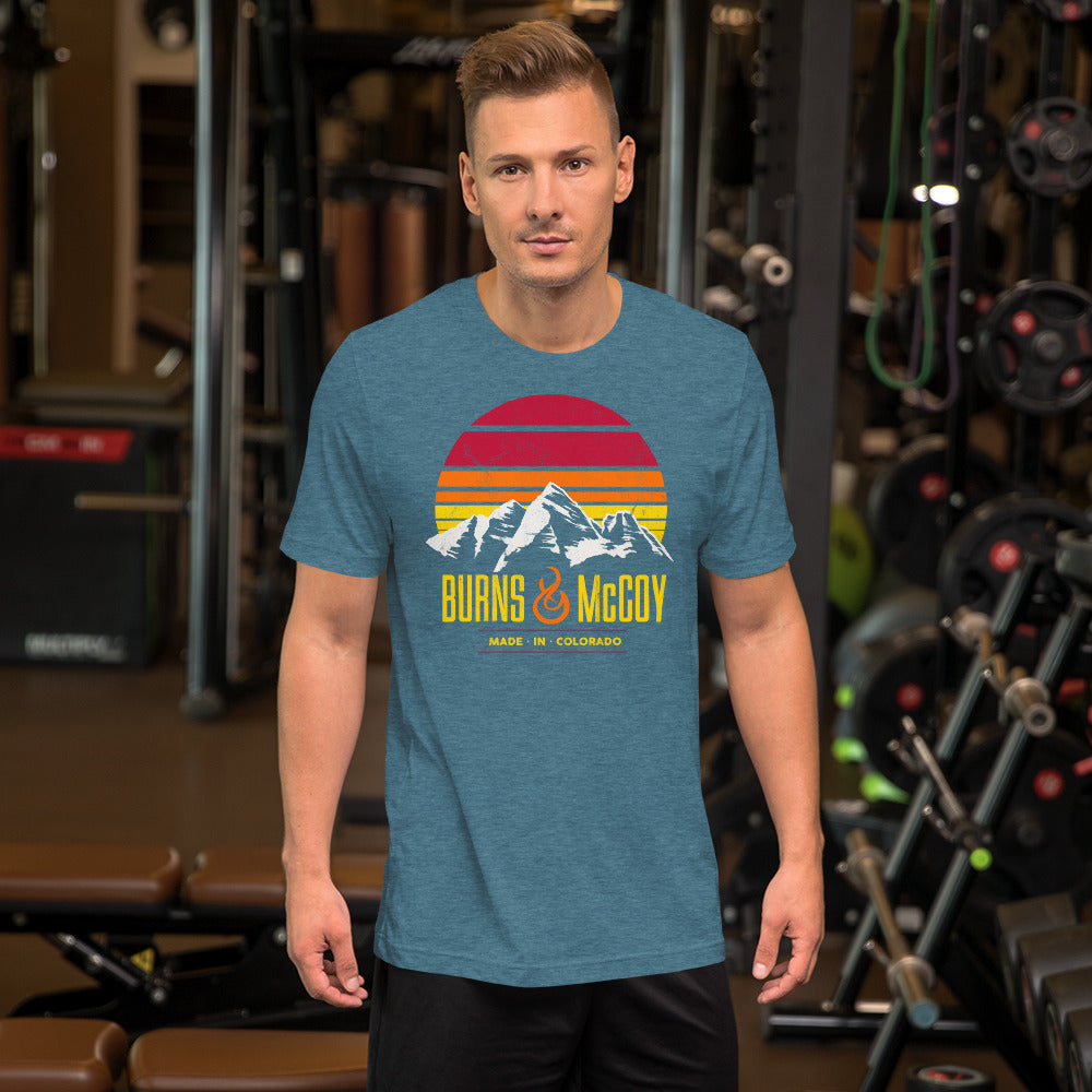 Burns and McCoy Colorado Sunset Unisex t-shirt
