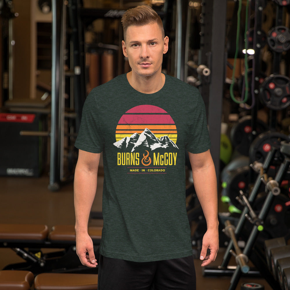 Burns and McCoy Colorado Sunset Unisex t-shirt
