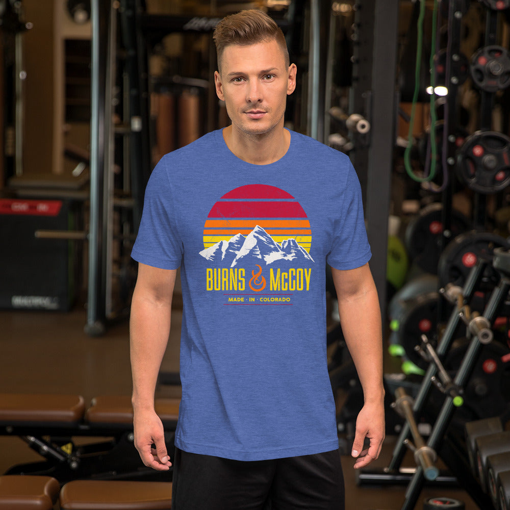 Burns and McCoy Colorado Sunset Unisex t-shirt