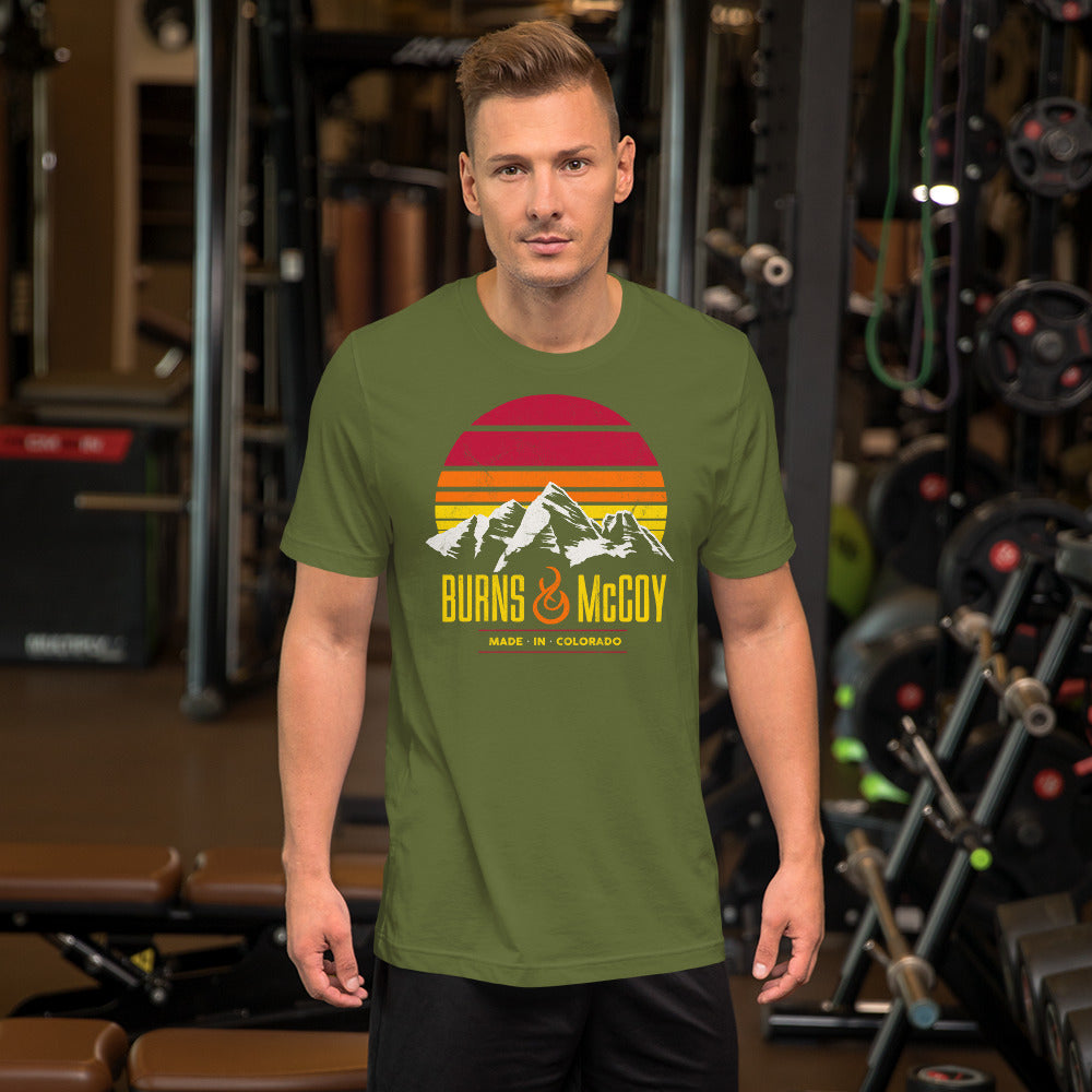 Burns and McCoy Colorado Sunset Unisex t-shirt